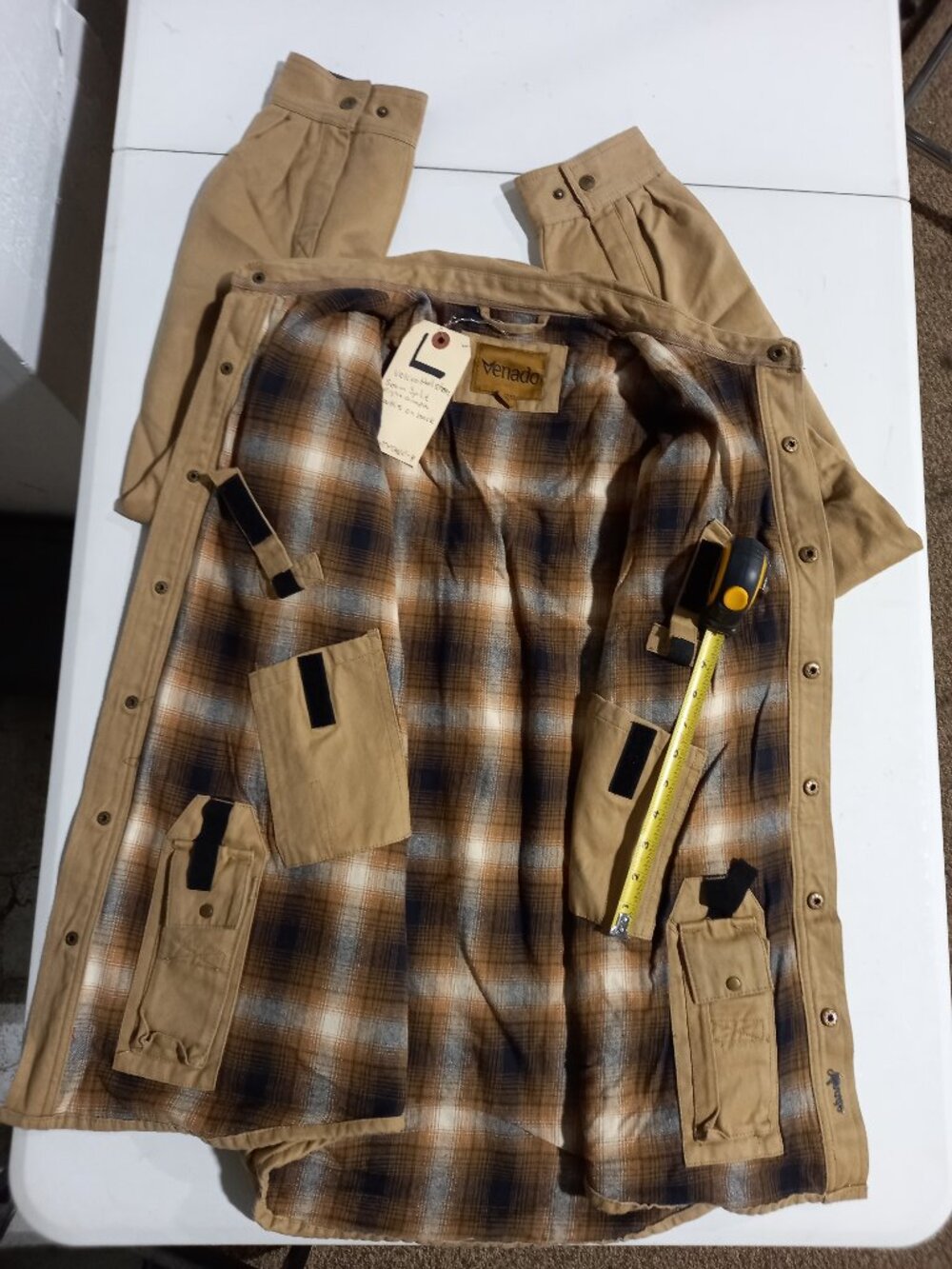 Bountyman Concealed Carry Shirt Jacket - Barnwood Tan | Large - Picture 5 of 11